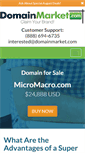 Mobile Screenshot of micromacro.com